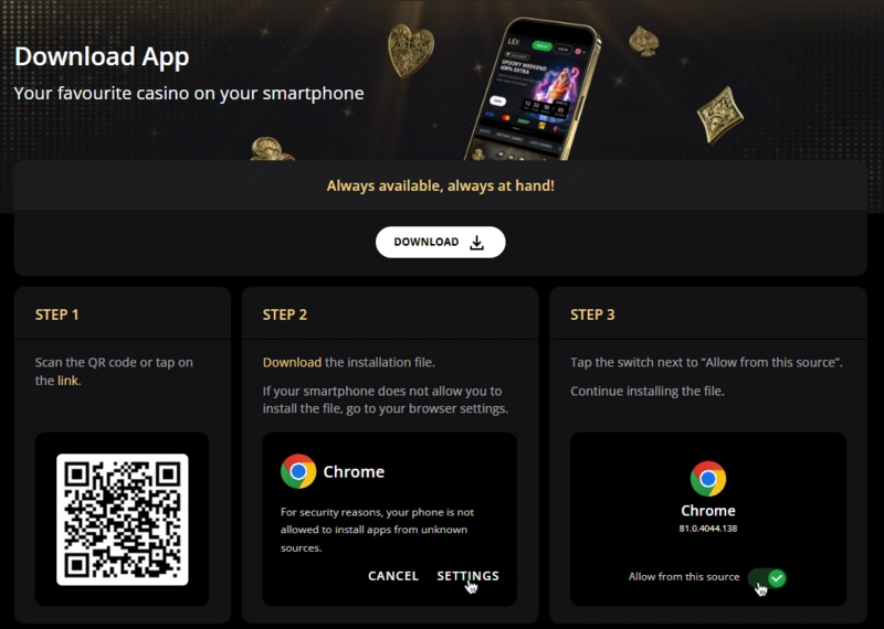 lex app page