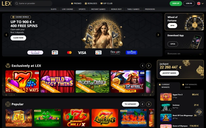 lex home page