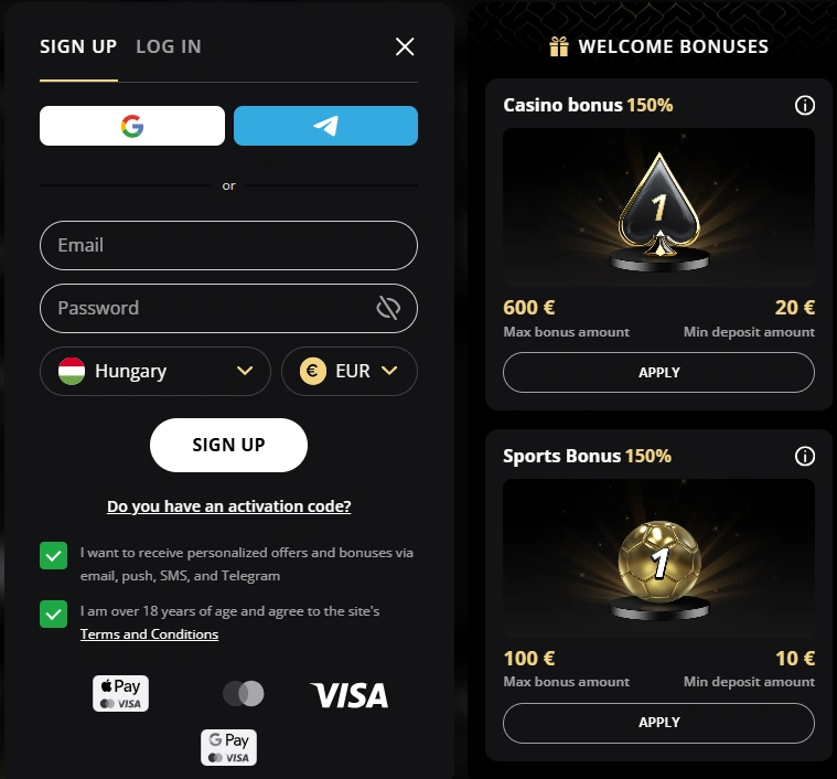 lex signup page